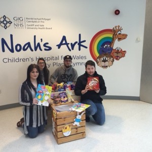 Act Training donate Easter eggs to the Noah's Ark Charity