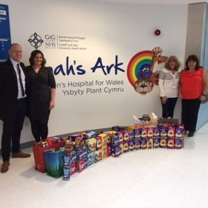 Safforce Recruitment donate Easter eggs to the Noah's Ark Charity