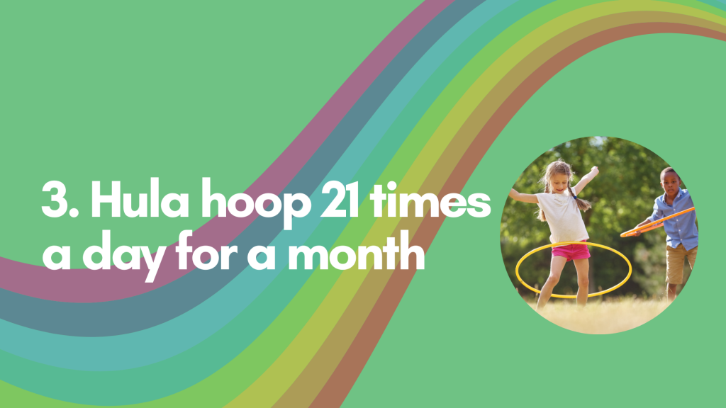 21 birthday challenges for Noah's Ark Charity - No.3