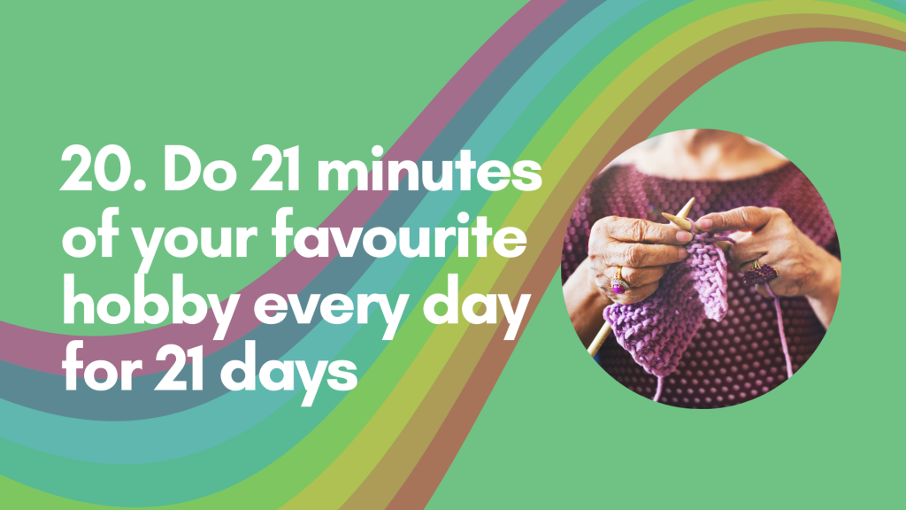 21 birthday challenges for Noah's Ark Charity - No.20