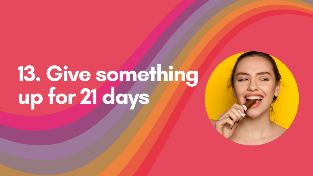 21 birthday challenges for Noah's Ark Charity - No.13